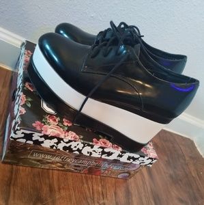 ON HOLD NO BUY🖤Jeffery Campbell Oxford Shoes🖤🖤